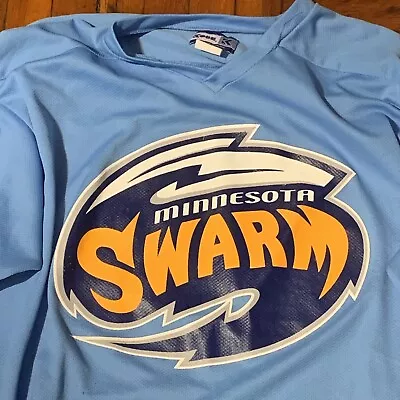 Minnesota Swarm Blue Jersey #19 Size 2XL Lacrosse Team Sport Kobe • $88.01