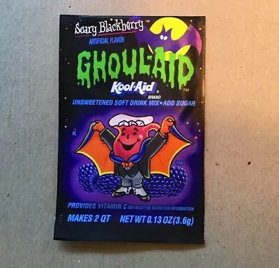 Ghoul Aid Kool Aid Extremely Rare Vintage Retro Halloween Scary Blackberry 1995 • $11.95