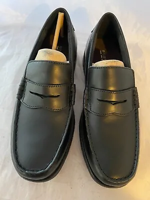 $44.99 • Buy Bostonian Fencing Dress Penny Loafers, Black Leather, Size Men 7 M   NEW 
