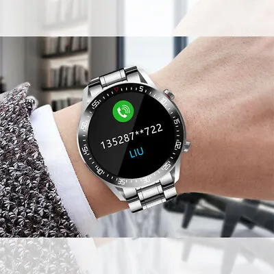$54.14 • Buy Smart Watch Men Heart Rate Blood Pressure Reminder Sport Waterproof Smart Watchs