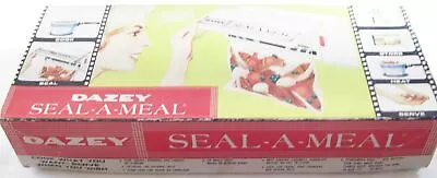 Vtg NOS Dazey Seal A Meal Model 5600 Food Saver Orig Box Bags Booklet Unused • $16.48