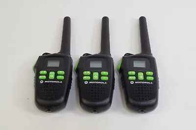TESTED - Motorola MD200TPR FRS Two Way 20 Mile Radio 3 Pack No Accessories • $34.95