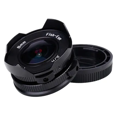 Fisheye 8mm F/3.8 180° Wide Angle Lens For Panasonic Olympus Micro M4/3 Mount • $56.39