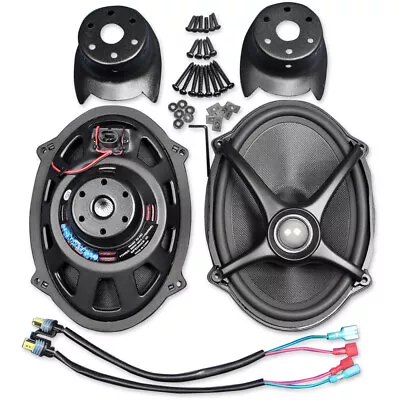 J & M Speakers For Boom Saddlebag Lid - 06-18FLHT/FLHX/FLTR | HDRK-5X7TW-XXR • $391.18