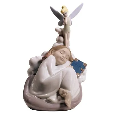 Lladro Nao Disney Dreaming Of Tinker Bell #1679  Brand New Mint & Boxed! • £173.68