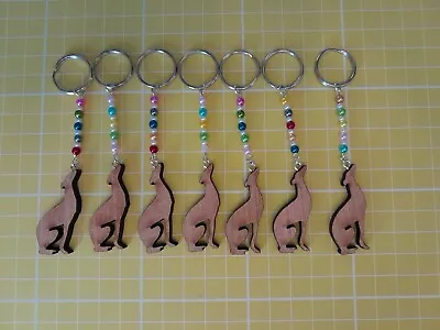 £4 • Buy Whippet, Greyhound, Lurcher, Sighthound Keyring, Charm Gift *Lucky Dip*