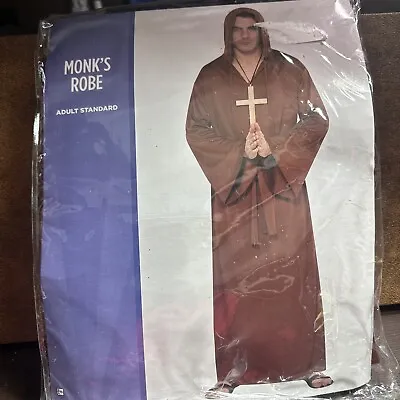 NEW Monks Robe Adult Halloween Costume Size Standard Amscan • $20.50