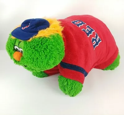 MLB Boston Red Sox Wally Green Monster Mascot Pillow Pet 18 My Pillow Pets Plush • $7.99