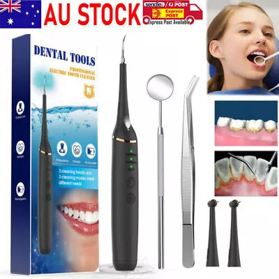 Electric Tooth Cleaner Ultrasonic Dental Scaler Tartar Plaque Calculus Remover • $24.45