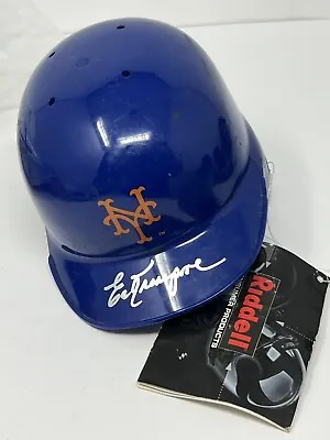 Riddell New York Mets Rawlings Signed ￼ Mini Batting Helmet Vintage 1997 • $49.54