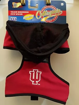 Collegiate Indiana Hoosiers Team Harness Petwear Large • $14.99