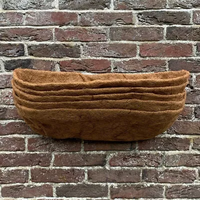 Extra Deep Coco Wall Garden Planter Trough Basket Liners (60cm) - Pack Of 5 • £19.99