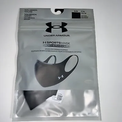 New! UNDER ARMOUR UA Sports Mask Featherweight Black Small/medium LATEST MODEL • $17.97