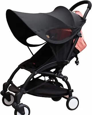 Pram Sun Shade Cover Universal Baby Stroller Awning UPF50+ Pram Buggy Sun Canopy • £7.99