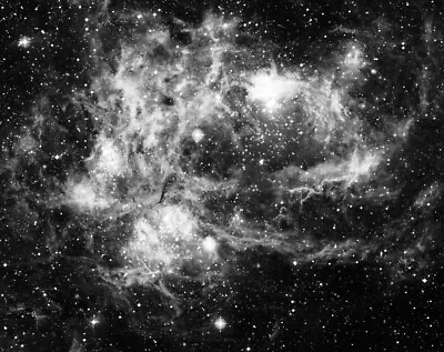 Nebula Stars Star Cluster NGC 6357 Colorful Space Photo Photograph Art Print B&W • $12.95