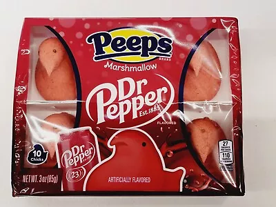 Peeps Marshmallow Chicks Dr Pepper Holiday Candy 10 Count • $9.99