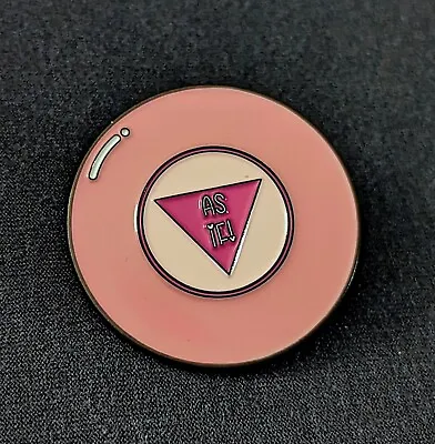 Pink Magic 8 Ball As If Cute Enamel Pin • $5