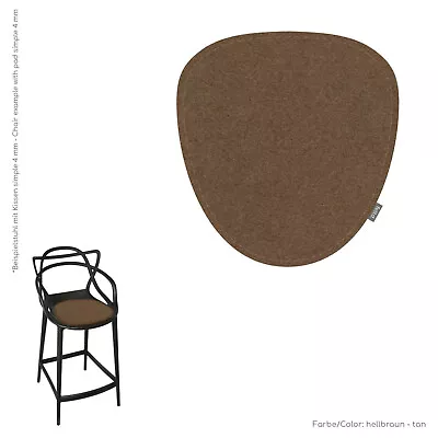 Eco Felt Edition Pillow 8mm Suitable For Kartell Masters BAR Stool Incl. Antir • £25.74