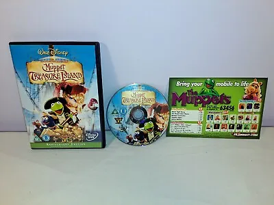 Walt Disney Jim Henson Muppet Treasure Island Movie Region 2 DVD • £4.50