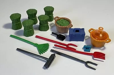 Playmobil Farm Zoo Accessories- Hay Bales Tools - Ranch Stables • £4.95