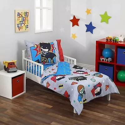 Justice League 4 Piece Toddler Bedding Set • $32.89