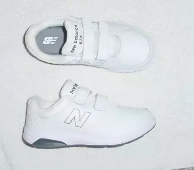 Womens New Balance 813 White Leather Hook & Loop Walking Sneakers Shoes 9 Ee • $24.99