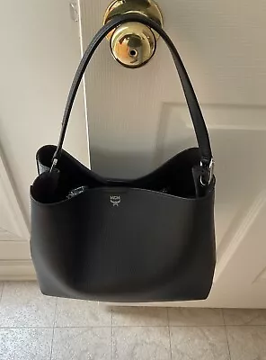 MCM Handbag - Hobo - Black & Gray • $200