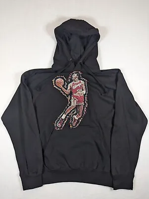 Michael Jordan Team US Sports Club Hand-Stitched Finals Hoodie (Black) Men’s L • $49.99