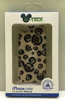 DISNEY PARKS D-TECH Mickey IPhone 5 Case Brown Black NEW NIB • $17.99