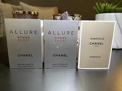 3x CHANEL Perfume Sample Sprays Lot NEW! • $9.99