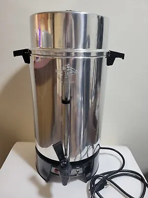 West Bend 33600 100-Cup Vintage Automatic Coffee Maker ~Working~ • $110