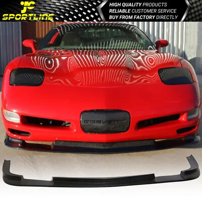 Fits 97-04 Corvette C5 ZR1 Style Front Bumper Lip Spoiler - PU • $109.98