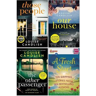 £29.99 • Buy Louise Candlish Collection 4 Books Set A Fresh Start, Our House, Those People