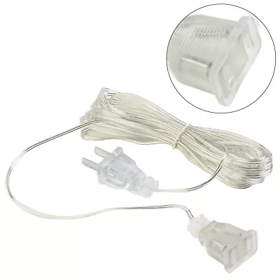 Extension Cord Light String Living Room Outdoor Power Wire Transparent • $7.99