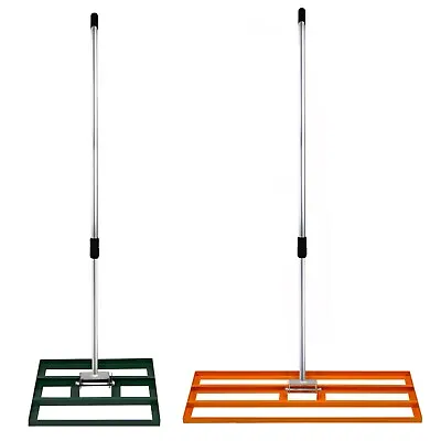 Lawn Leveller 50cm 100cm Levelling Rake Lute Steel 1.9m Extendable Handle Grass • £44.99