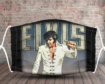 Elvis Presley Rock Music Face Mask Gift For Fans • $14.99