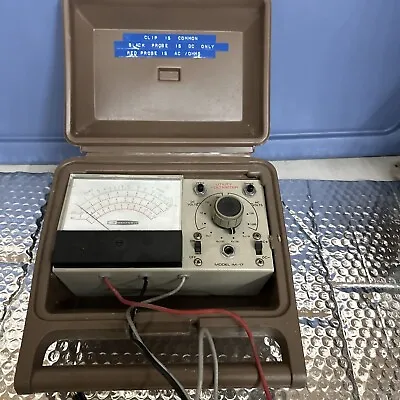Vintage Heathkit Voltmeter In Case--IM-17 • $25