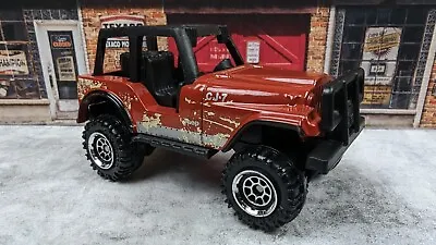 2020 Matchbox Top Gun Maverick '60 Jeep® CJ-7 4x4 REDWOOD POLY • $1.50