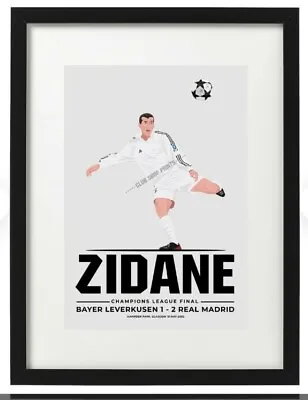 Zinadine Zidane Art Print / Poster • $19.88