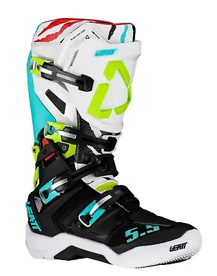 Leatt 5.5 Flexlock 23 Mens MX Offroad Boots Tiger • $259.99