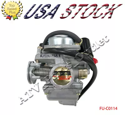 26mm Carburetor With Electric Choke For GY6 150cc 4 Stroke Moped Scooter Go Kart • $23.90