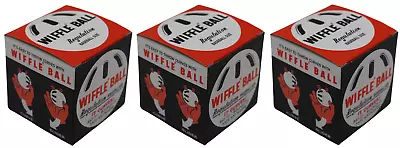 (3) New Official WIFFLE Plastic BALL Indoor Outdoor Regulation Baseball Size • $11.95