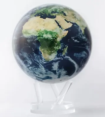 Earth With Clouds 8.5 Inch MOVA Globe Solar Powered  • $725