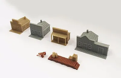 Outland Models Train Railway Layout Old West Small House Set N Scale 1:160 • $11.99