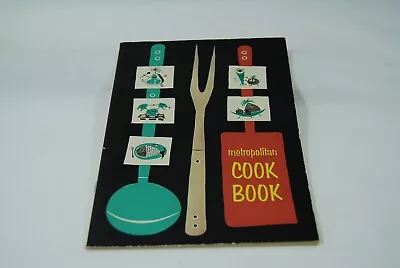 Metropolitan Cook Book Vintage MCM Housewife Entertaining Recipes 1955 • $12