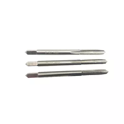3pcs 8-32 Tap Set UNC Thread 3 Flutes High Speed Steel Hand Threading Tap Tool • $10.78