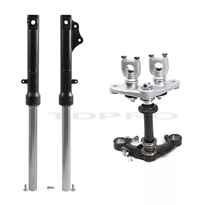 520mm Front Forks Triple Clamp For Mini Pit Dirt Bike Trail TTR50 CRF50 SSR 70CC • $115.45