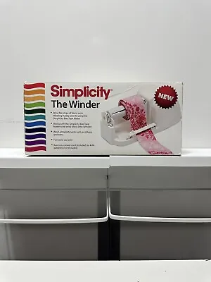 $52.49 • Buy Simplicity THE WINDER 2010 Companion To Bias Tape Maker (NOT INCLUDED) TESTED