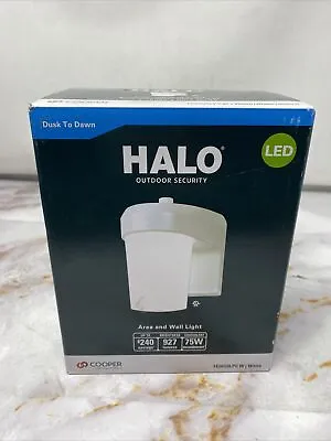 Halo White Dusk To Dawn LED Jelly Jar Area & Wall Light 75W/927 Lumen FE0650LPCW • $36.19