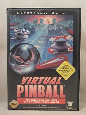 Virtual Pinball Case (SEGA Genesis) Authentic BOX ONLY • $3.50